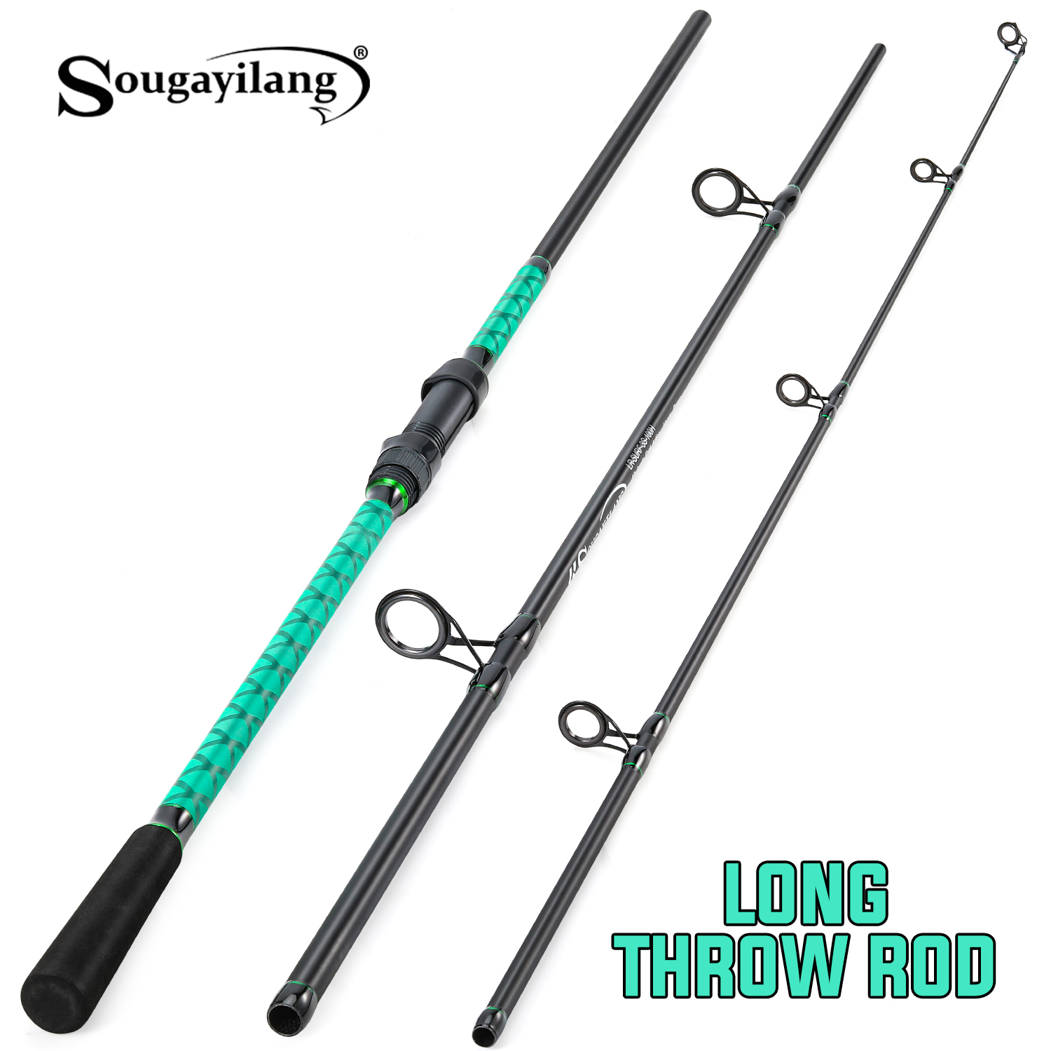 Fishing Rod Casting - คันเบ็ดตกปลาคาร์พ Sougayilang 3 ท่อน แรงดึงสูง 12-40