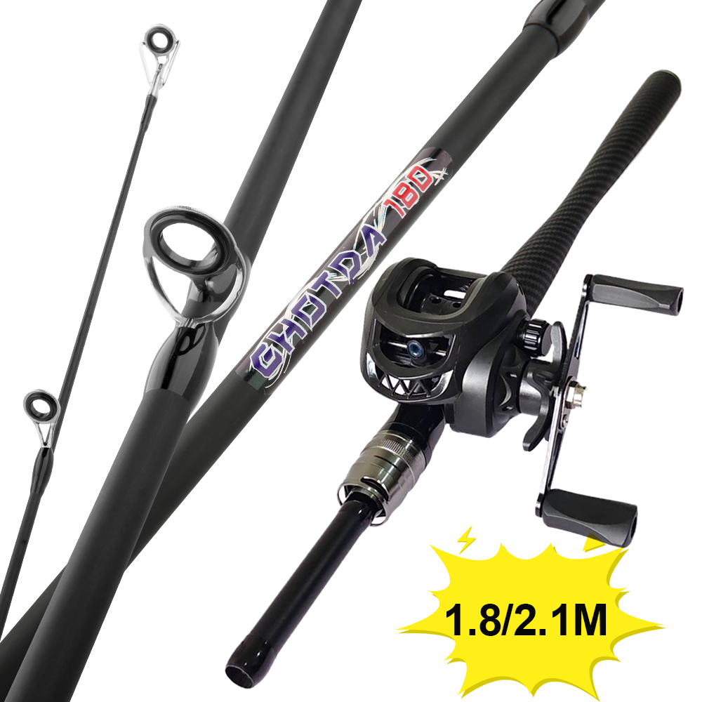 Fishing Rod Building Kit - ชุดอุปกรณ์ตกปลา คันเบ็ดและรอกตกปลา น้ำหนักเหยื่อ 3-18 กรัม คุณภาพสูง