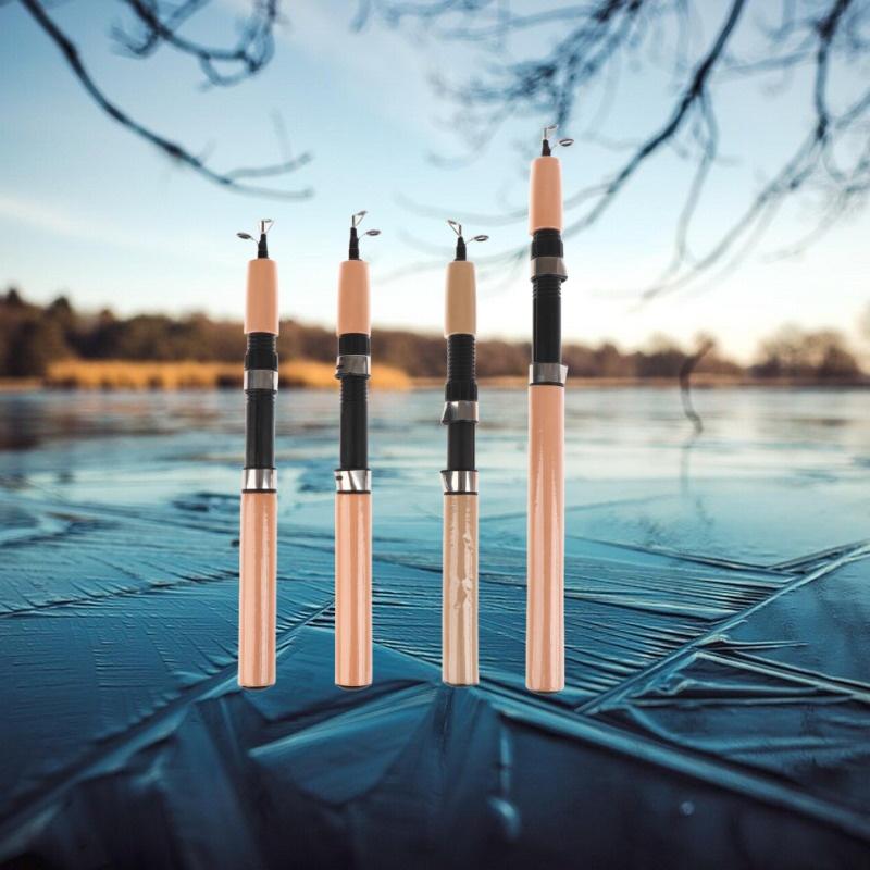 คันเบ็ดตกปลาน้ำแข็งแบบพกพา น้ำ - Fishing Rod Ice บทวิจารณ์และราคา