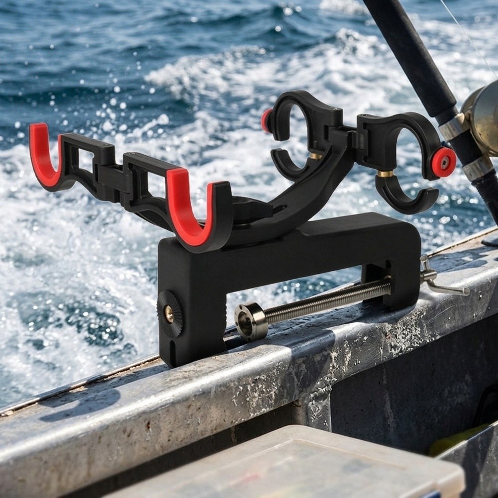 ที่วางคันเบ็ดตกปลาแบบสองหัวสำห - Fishing Rod Boat บทวิจารณ์และราคา
