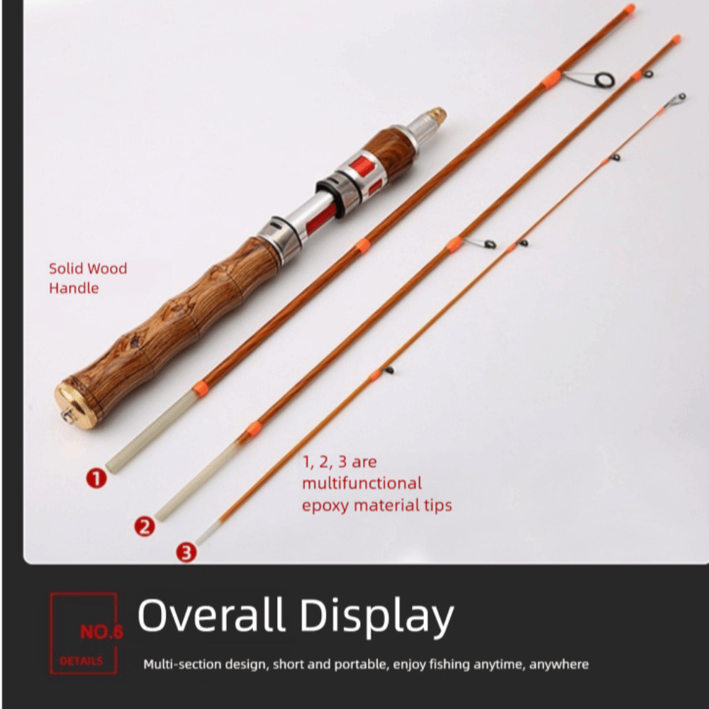 คันเบ็ดตกปลาแบบสปินนิ่ง 4 ท่อน - Fishing Rod Spinning บทวิจารณ์และราคา