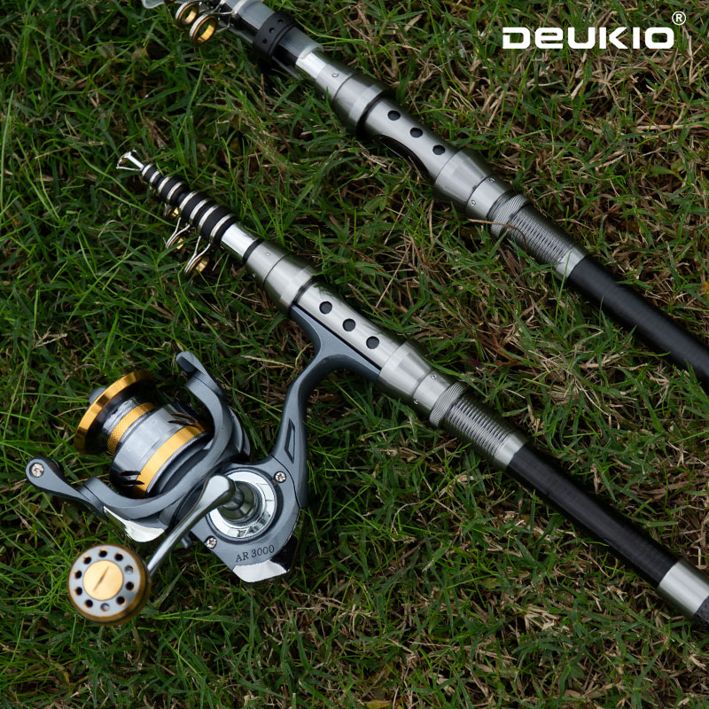 ชุดคันเบ็ดและรอกตกปลา DEUKIO ค - Fishing Rod Spinning บทวิจารณ์และราคา